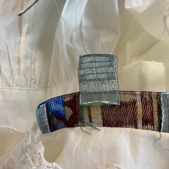 Hand Embroidered Papy Boez Women’s NWT Size M/L 100% Cotton Dress Vintage - Picture 11 of 12